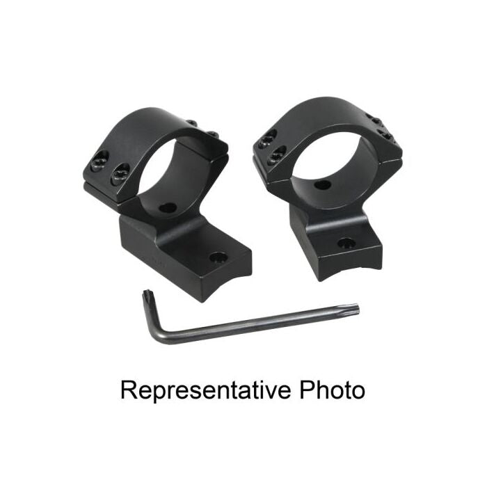 Talley Lightweight 2-Piece Scope Mount 30mm Medium Height X-Bolt Black