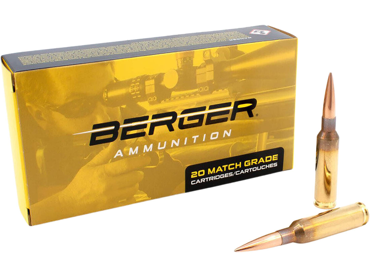 Berger Ammunition 6.5 Creedmoor 1535 Grain Boat Tail Hollow Point 20 Count