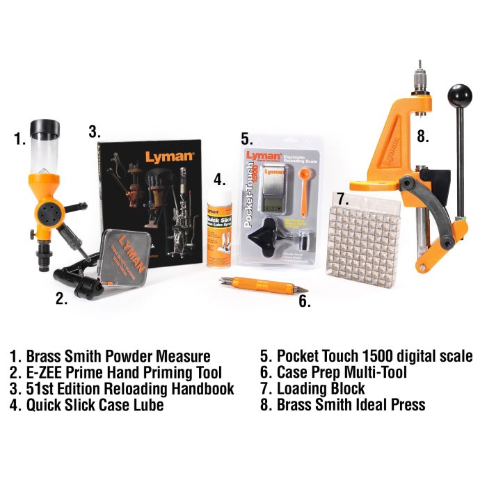 Lyman Brass Smith Ideal C-Frame Single Stage Reloading Kit