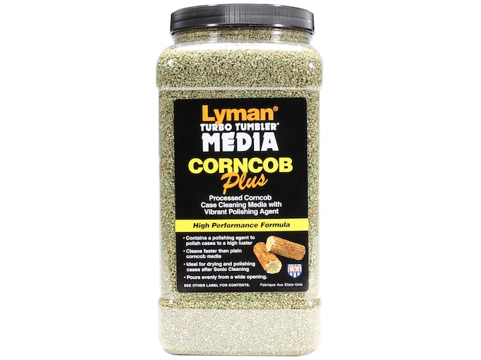 Lyman Turbo Treated Corn Cob Brass Cleaning Media Medium 6 Pound(s) Jug