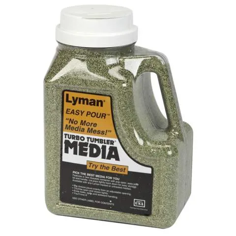 Lyman Turbo Treated Corn Cob Brass Cleaning Media 2 Pound(s) Jug