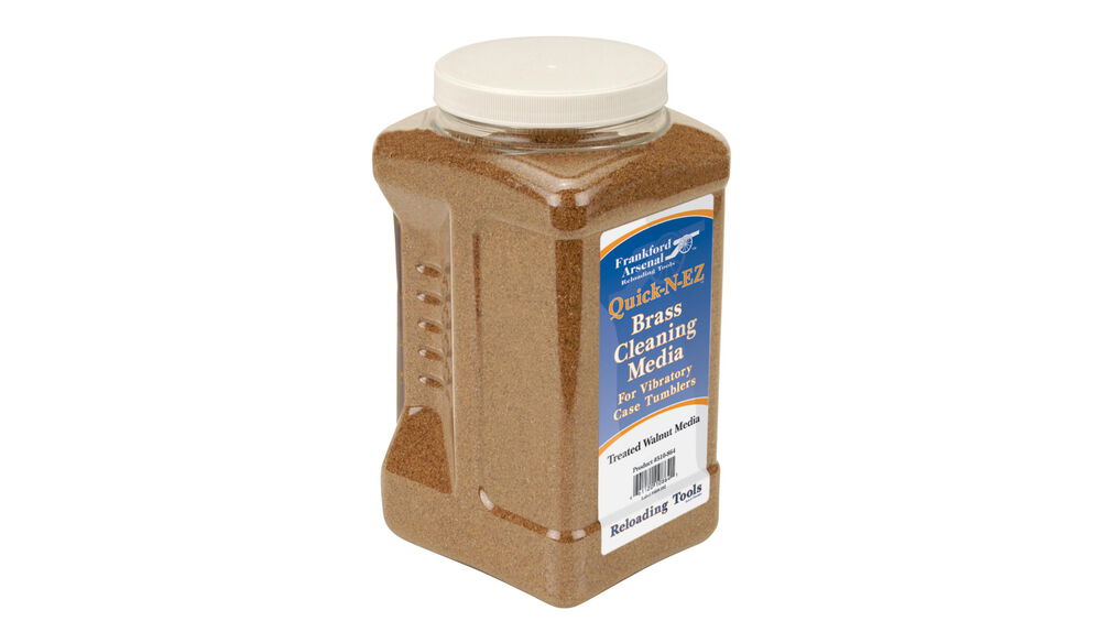 Frankford Arsenal Treated Walnut Hull Brass Cleaning Media 5 Pound(s) Jug