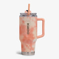 Igloo Flip 'n' Sip 32 Ounce Travel Mug Ice Dye Apricot