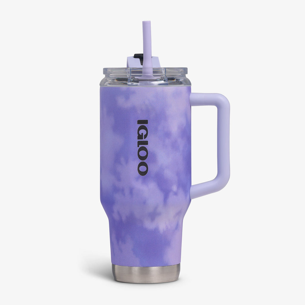 Igloo Flip 'n' Sip 32 Ounce Travel Mug Ice Dye Lilac