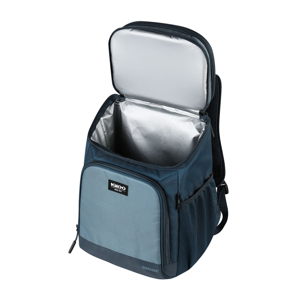 Igloo Maxcold Evergreen 18 Can Backpack Cooler Blue