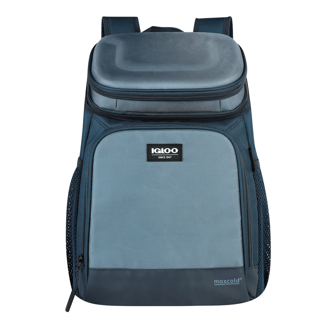 Igloo Maxcold Evergreen 18 Can Backpack Cooler Blue