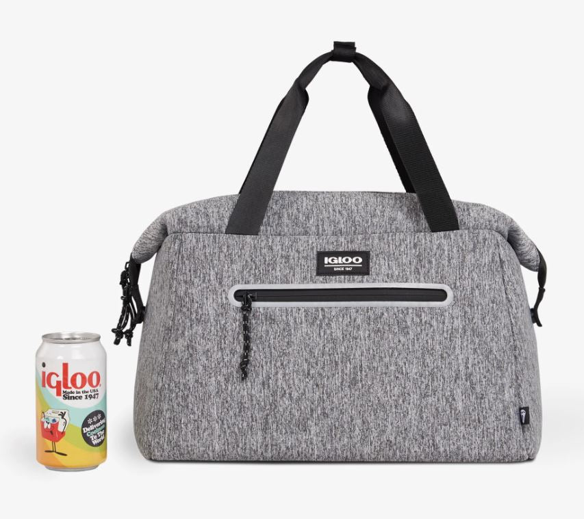 Igloo Moxie Duffel 20 Can Softside Cooler Heather Grey