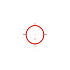 EOTech Holographic Weapon Sight 1x 68 MOA Circle with (2) 1 MOA Dots Reticle