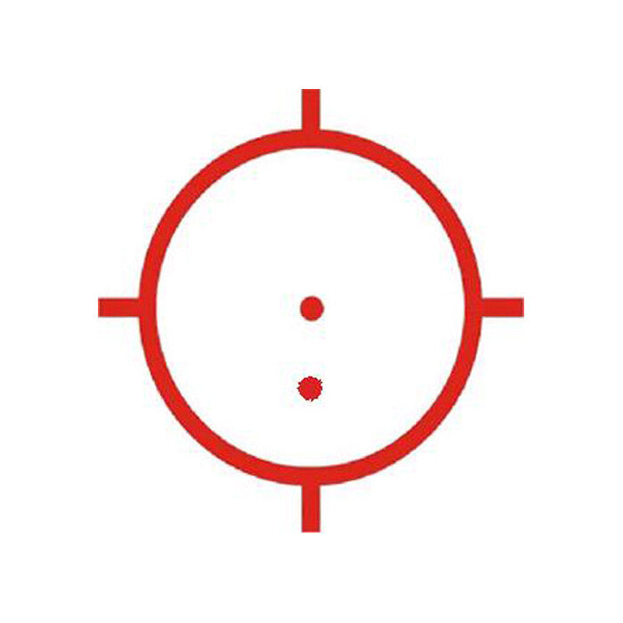 EOTech Holographic Weapon Sight 1x 68 MOA Circle with (2) 1 MOA Dots Reticle