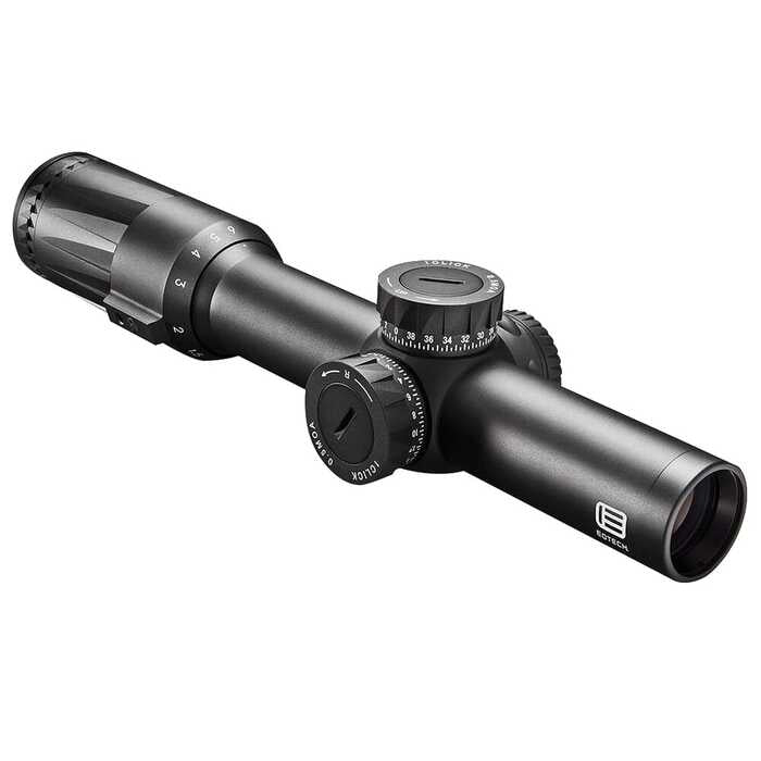 EOTech Vudu Rifle Scope First Focal Plane 1-6x24mm Green SR1 MRAD Reticle Matte Black