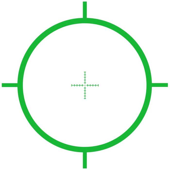 EOTech Vudu Rifle Scope First Focal Plane 1-6x24mm Green SR1 MRAD Reticle Matte Black