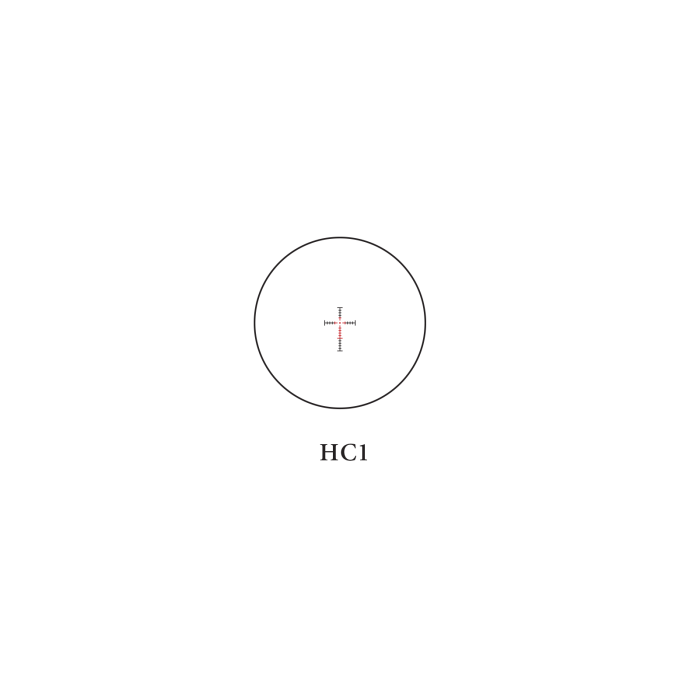 EOTech Vudu Rifle Scope 3.5-18x50mm HC1 MOA Reticle Matte Black