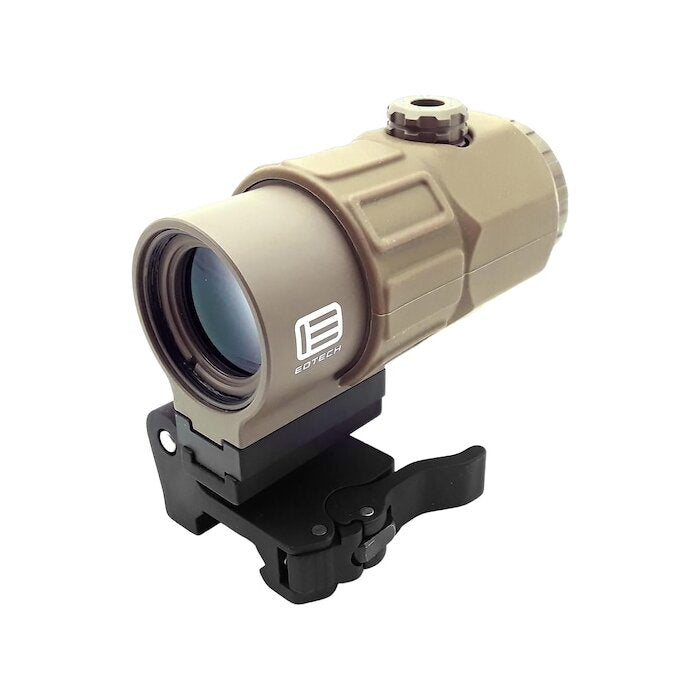EOTech G45 STS 5X Magnifier with Switch to Side QD Mount Tan
