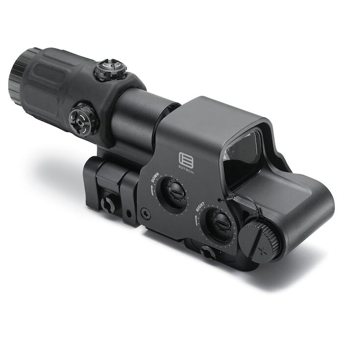 EOTech HHS II STS 3X Magnifier with Switch to Side QD Mount 68 MOA Circle with (2) 1 MOA Dots Reticle Matte Black