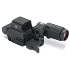 EOTech HHS II STS 3X Magnifier with Switch to Side QD Mount 68 MOA Circle with (2) 1 MOA Dots Reticle Matte Black
