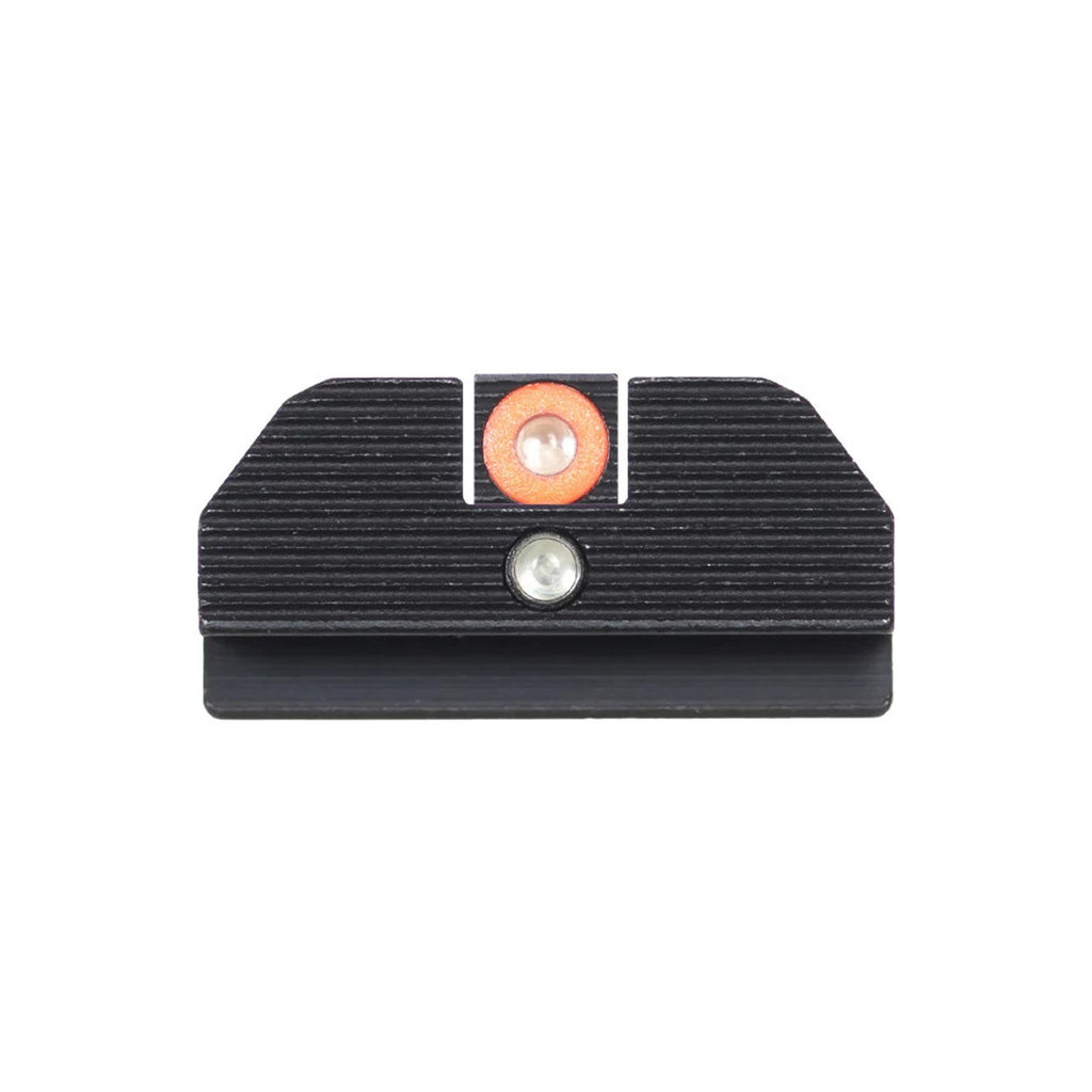 Night Fision Accur8 Student of the Gun Night Sight Set Glock 17/19/34 Orange Front One-Dot Rear Black Nitride