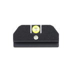 Night Fision Accur8 Student of the Gun Night Sight Set Glock 17/19/34 Yellow Front One-Dot Rear Black Nitride