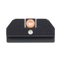 Night Fision Accur8 Student of the Gun Night Sight Set Glock 42/43/43x Orange Front One-Dot Rear Black Nitride