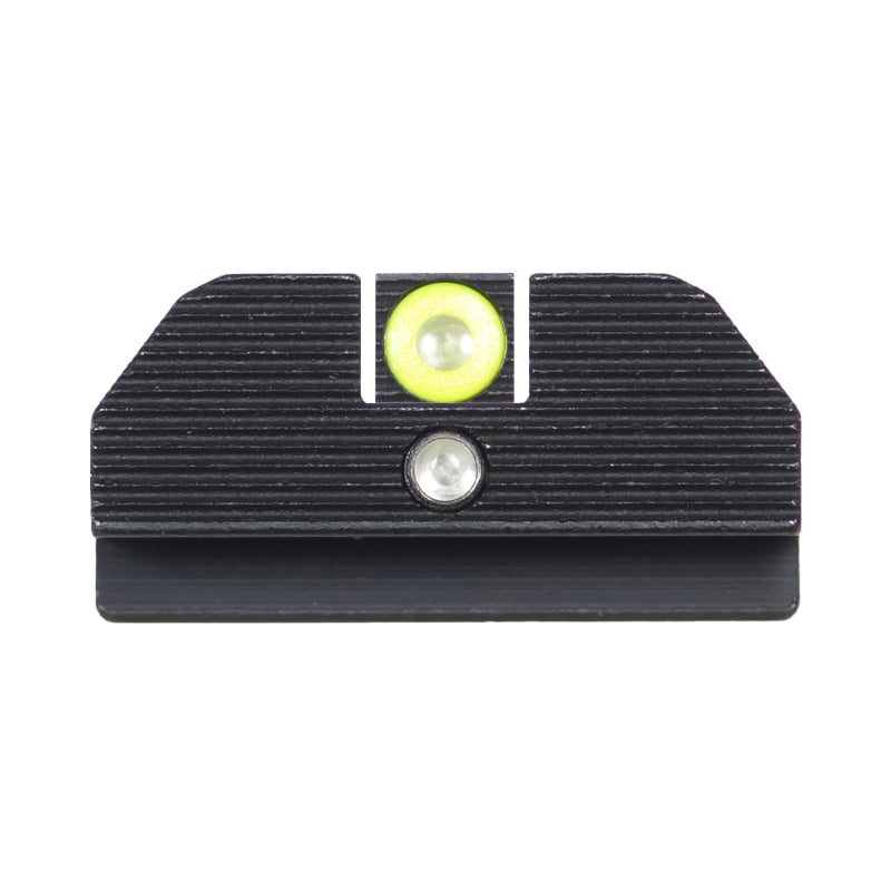 Night Fision Accur8 Student of the Gun Night Sight Set Glock 42/43/43x Yellow Front One-Dot Rear Black Nitride