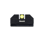 Night Fision Cost Ludus Night Sight Set Glock 42/43/43x Yellow Front Horizontal Tritium Bar Rear Black Nitride