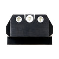 Night Fision Night Sight Set 1911 White Front U Notch White Rear Rings Black Nitride