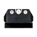 Night Fision Night Sight Set 1911 White Front U Notch White Rear Rings Black Nitride