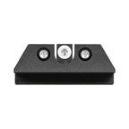 Night Fision Night Sight Set CZ P-07/P-09 White Front U Notch White Rear Rings Black Nitride