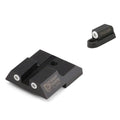 Night Fision Night Sight Set CZ P-07/P-09 White Front White Rear Rings Black Nitride