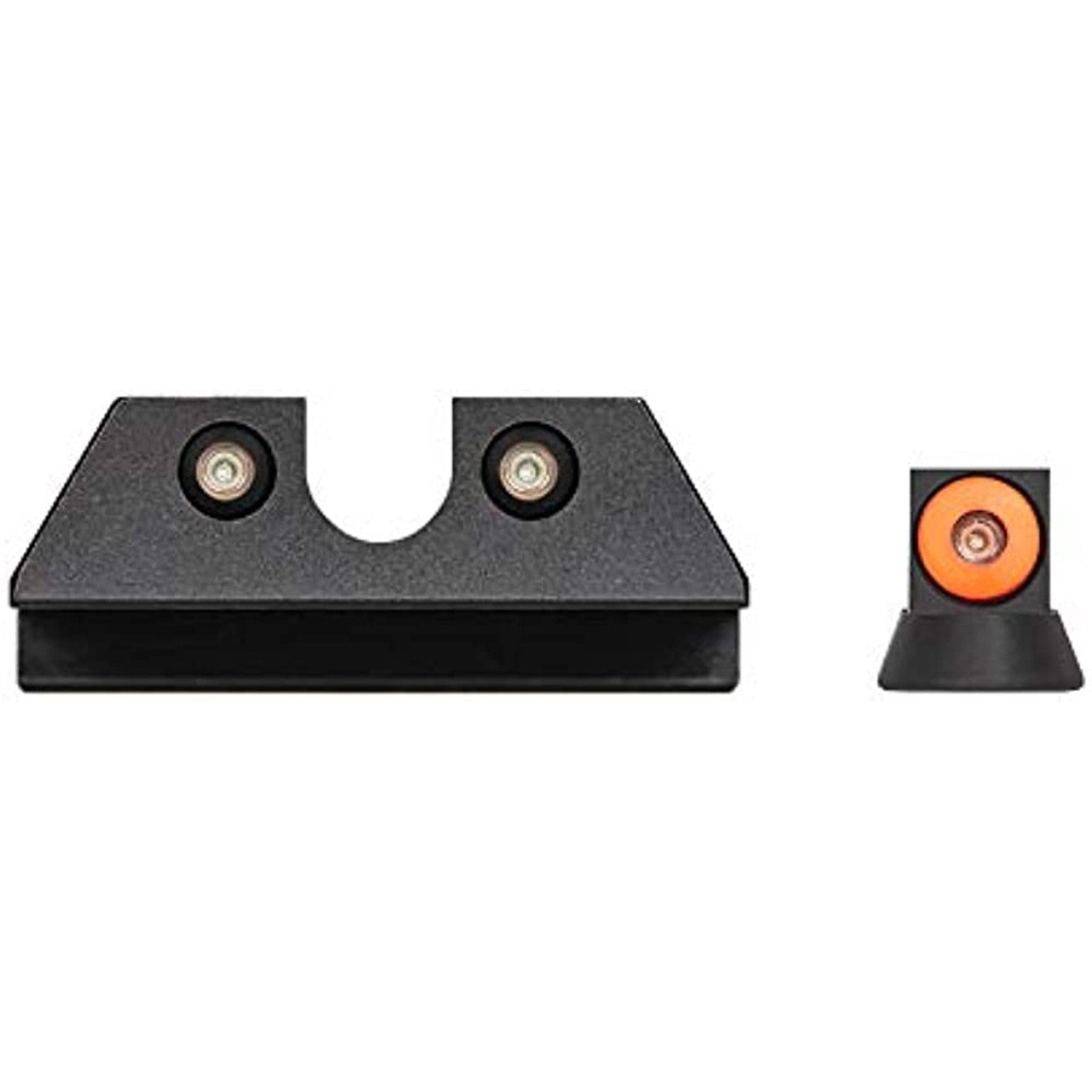 Night Fision Night Sight Set CZ P-10 C/F White Front U Notch Rear Black Nitride