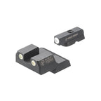 Night Fision Night Sight Set CZ P-10 C/F White Front White Rear Rings Black Nitride