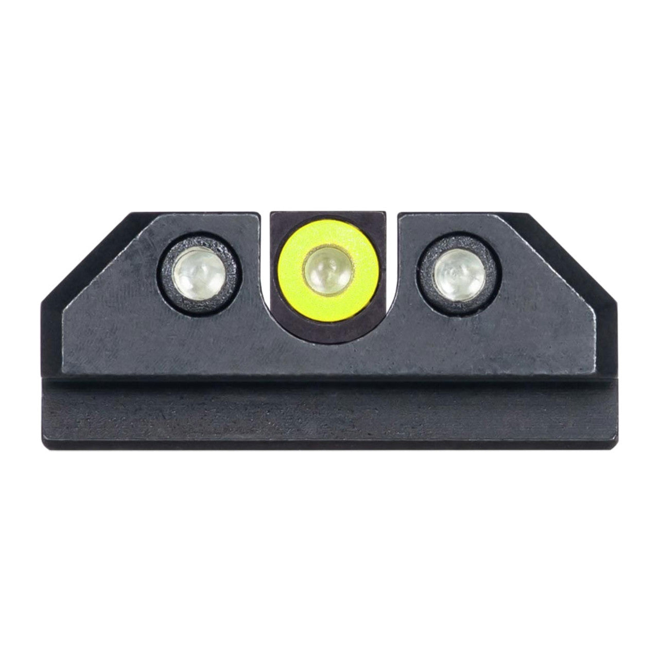 Night Fision Night Sight Set CZ P-10 C/F Yellow Front U Notch Rear Black Nitride