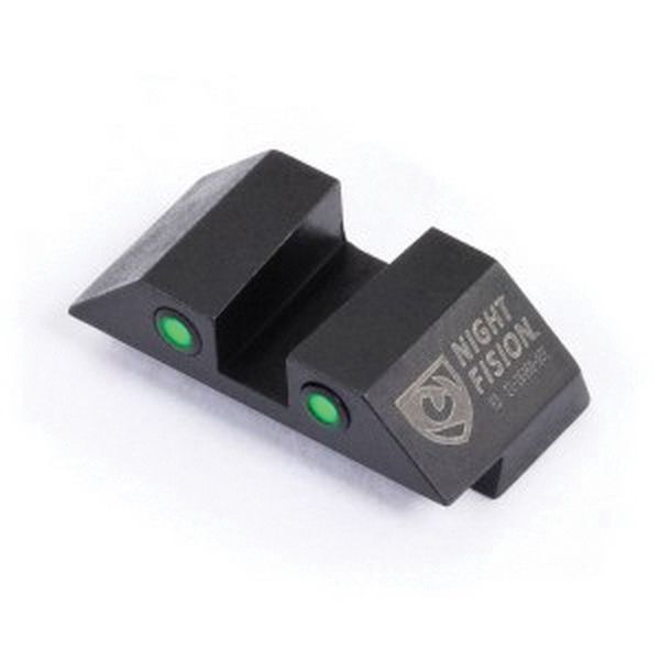 Night Fision Night Sight Set Glock 17/19/34 White Front Black Nitride