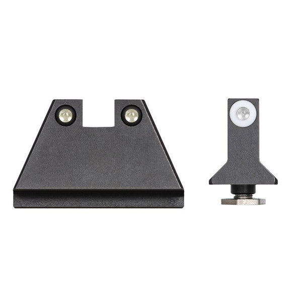 Night Fision Night Sight Set Glock 17/19/34 White Front Black Nitride