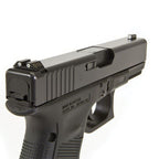 Night Fision Night Sight Set Glock 17/19/34 White Front White Rear Rings Black Nitride