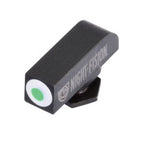 Night Fision Night Sight Set Glock 17/19/34 White Front White Rear Rings Black Nitride