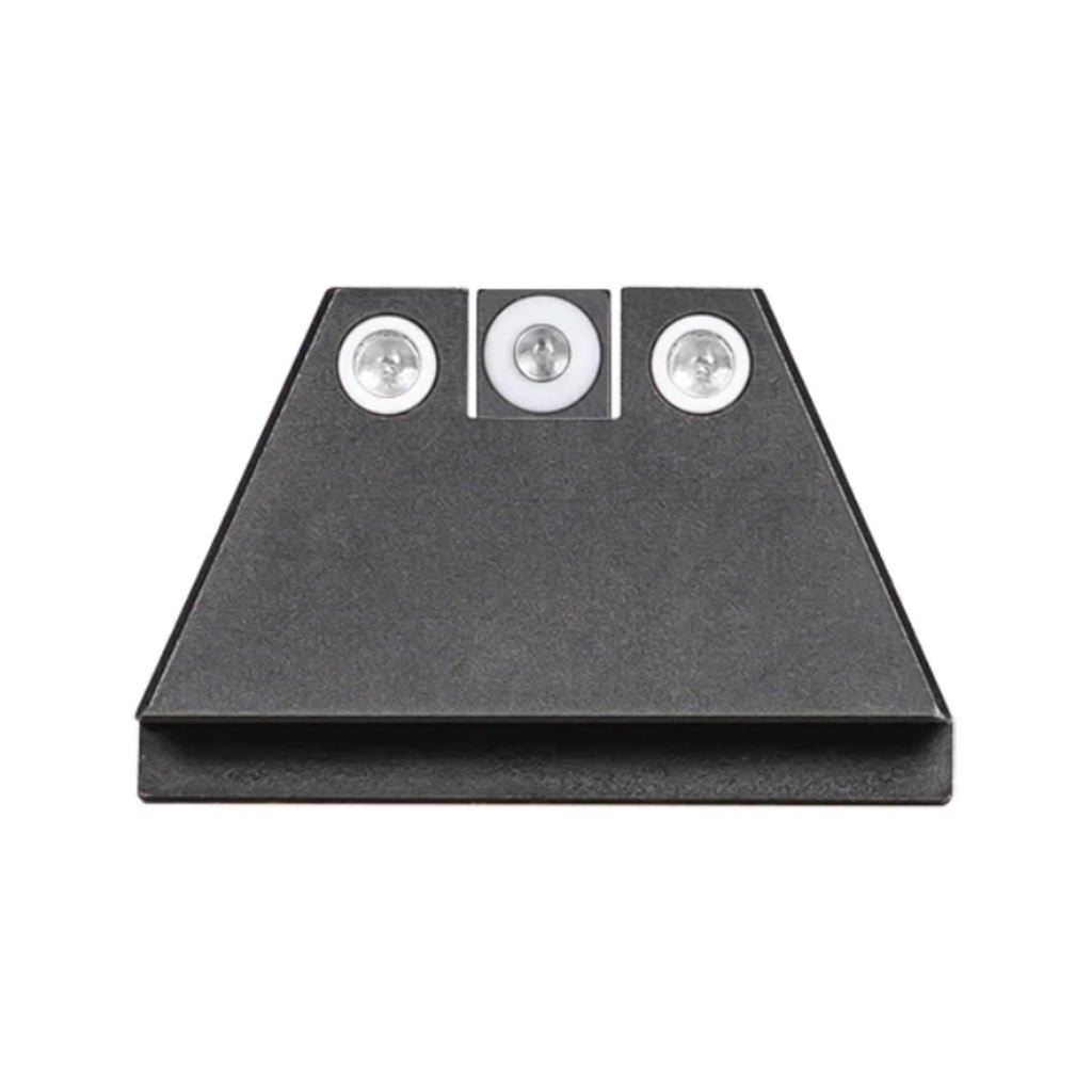 Night Fision Night Sight Set Glock 17/19/34 White Front White Rear Rings Black Nitride