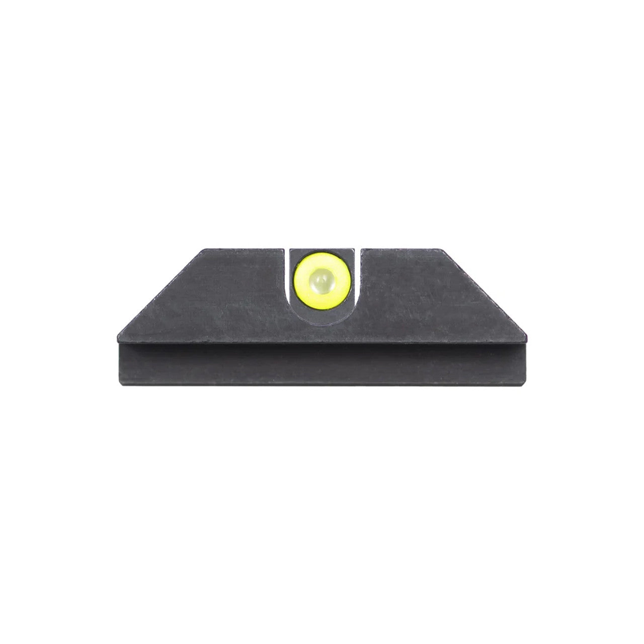 Night Fision Night Sight Set Glock 17/19/34 Yellow Front U Notch Blank Rear Black Nitride