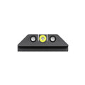 Night Fision Night Sight Set Glock 17/19/34 Yellow Front U Notch Rear Black Nitride