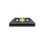 Night Fision Night Sight Set Glock 17/19/34 Yellow Front U Notch Rear Black Nitride