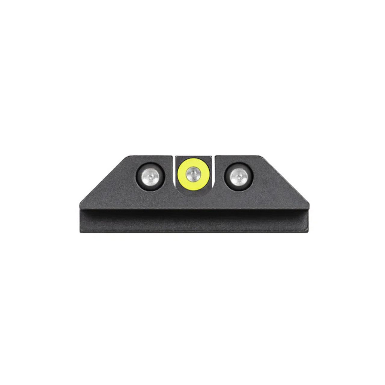 Night Fision Night Sight Set Glock 17/19/34 Yellow Front U Notch Rear Black Nitride