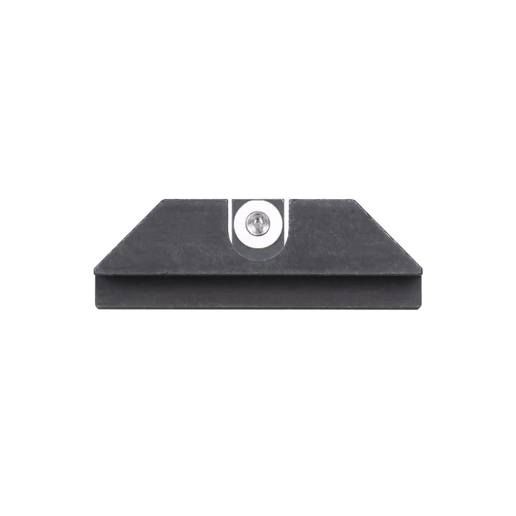 Night Fision Night Sight Set Glock 20/21/40 White Front U Notch Blank Rear Black Nitride