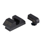Night Fision Night Sight Set Glock 20/21/40 White Front U Notch Blank Rear Black Nitride