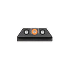 Night Fision Night Sight Set Glock 42/43/43X Orange Front U Notch Rear Black Nitride