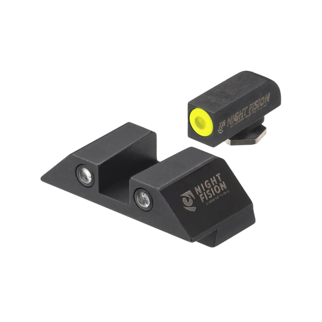 Night Fision Night Sight Set Glock 42/43/43X Yellow Front Black Nitride