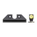 Night Fision Night Sight Set Glock 42/43/43X Yellow Front U Notch Rear Black Nitride