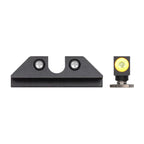 Night Fision Night Sight Set Glock 42/43/43X Yellow Front U Notch Rear Black Nitride