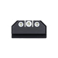 Night Fision Night Sight Set Ruger Max 9 White Front White Rear Rings Black Nitride