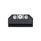 Night Fision Night Sight Set Ruger Max 9 White Front White Rear Rings Black Nitride