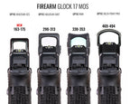 Night Fision Ready Stealth Night Sight Set Glock 17/19/34 w/ RMR/507c/508t Black Front Black Nitride