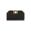 Night Fision Ready Stealth Night Sight Set Glock 17/19/34 w/ RMR/507c/508t Yellow Front Blank Rear Sight Black Nitride